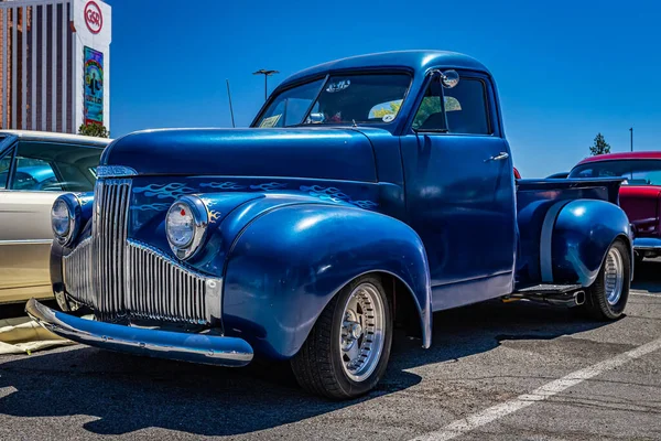 Reno Αυγούστου 2021 1948 Studebaker Pickup Truck Τοπική Έκθεση Αυτοκινήτων — Φωτογραφία Αρχείου