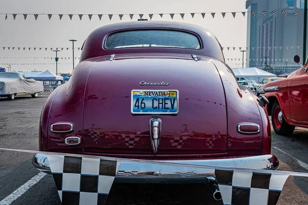 Reno Augusztus 2021 1946 Chevrolet Sports Coupe Egy Helyi Autókiállításon — Stock Fotó