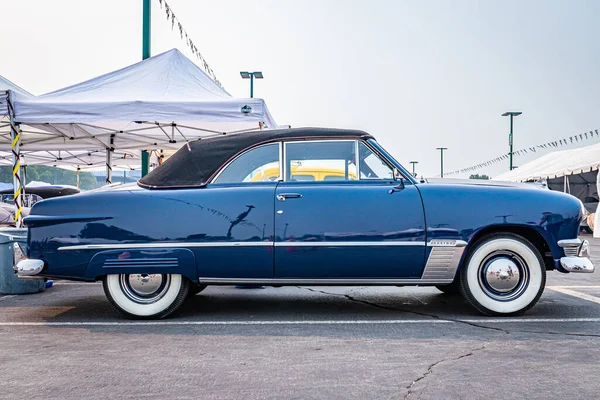 Reno Augustus 2021 1950 Ford Custom Deluxe Convertible Een Lokale — Stockfoto