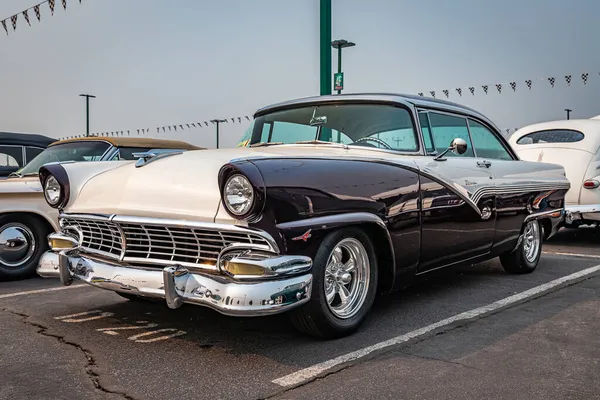 Reno August 2021 1956 Ford Fairlane Victoria Hardtop Coupe Local — Stock Photo, Image