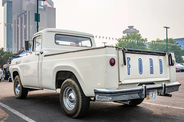 Reno August 2021 1959 Ford F100 Pickup Truck Local Car — Stock Photo, Image