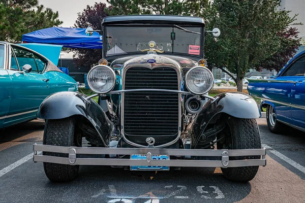 Reno Серпня 2021 1931 Ford Model Deluxe Tudor Sedan Місцевому — стокове фото