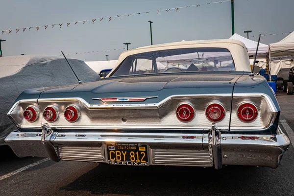 Reno Agosto 2021 1963 Chevrolet Impala Convertible Una Feria Automóviles —  Fotos de Stock