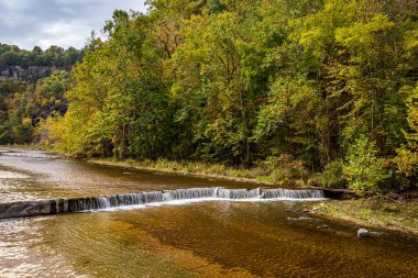 Taughannock Creek during the Autumn leaf color change in the Finger Lakes region of upstate New York.