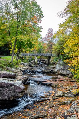Glade Creek Grist Mill at Babcock State Park during the Autumn leaf color change in the New River Gorge region of West Virginia.