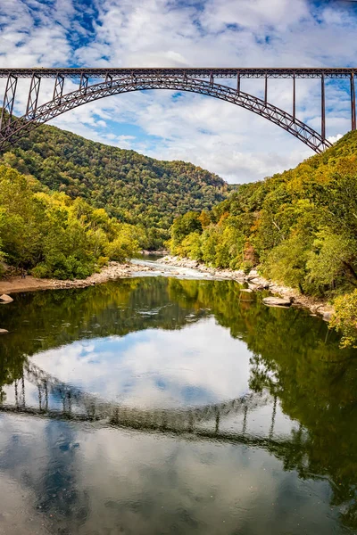 New River Gorge Bridge New River Gorge National Park Preserve — Fotografia de Stock