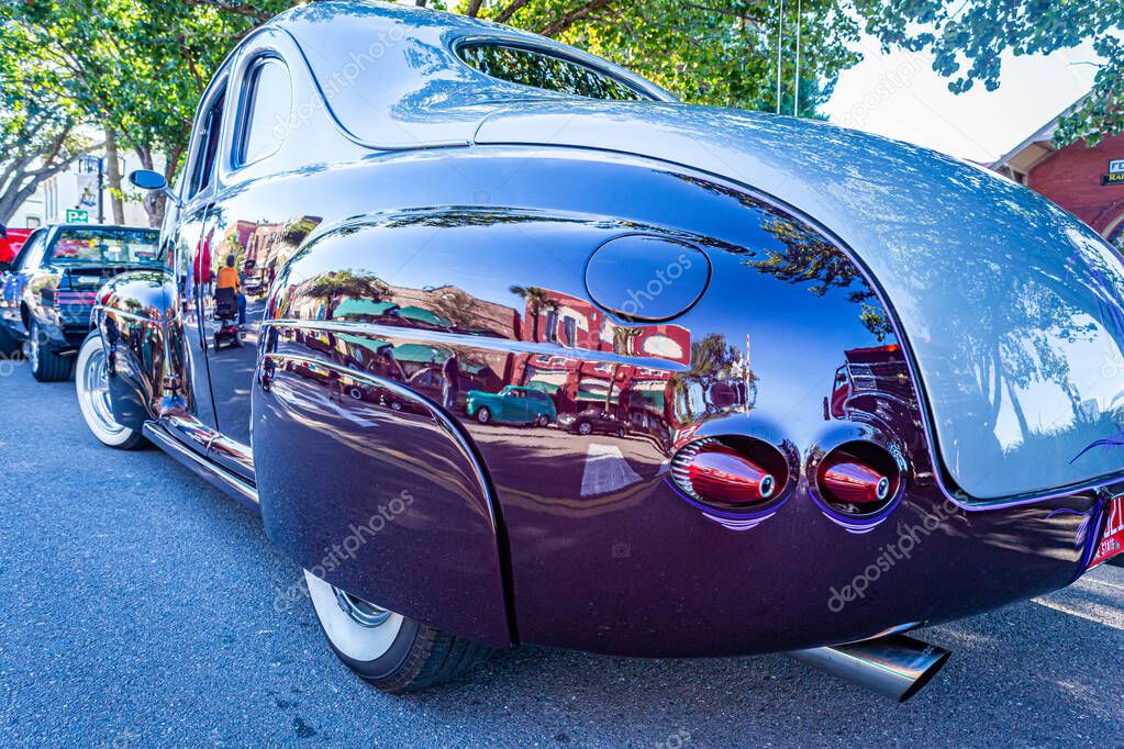 Fernandina Beach, FL October 18, 2014 Wide angle low perspective