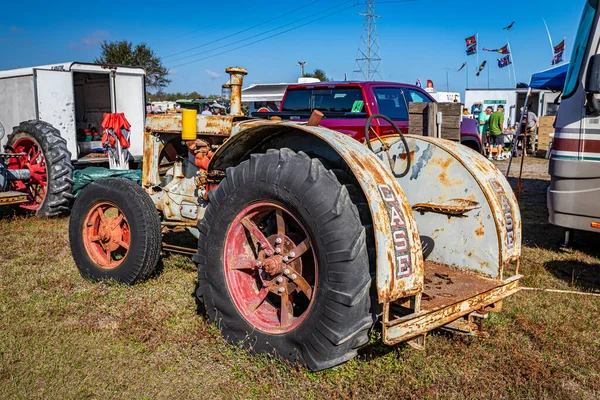 フォートミード 2022年2月23日 1929 Case 2640 Farm Tractor Local Tractor Show — ストック写真