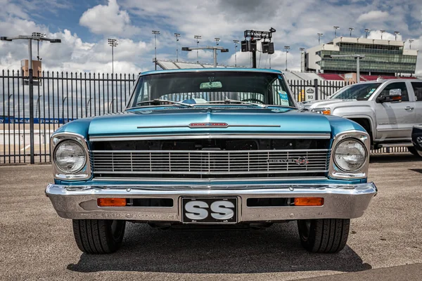 Lebanon May 2022 Low Perspective Front View 1966 Chevrolet Chevy — 스톡 사진