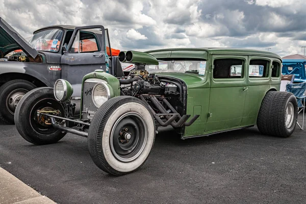 Lebanon May 2022 Low Perspective Front Corner View 1930 Desoto — Stock Photo, Image