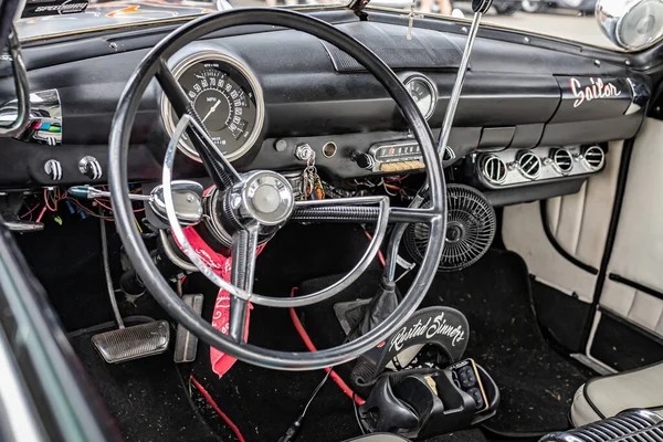 Lebanon May 2022 Close Interior View 1950 Ford Deluxe Business — Stock Photo, Image