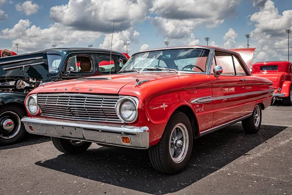 Lebanon May 2022 Low Perspective Front Corner View 1963 Ford — Φωτογραφία Αρχείου