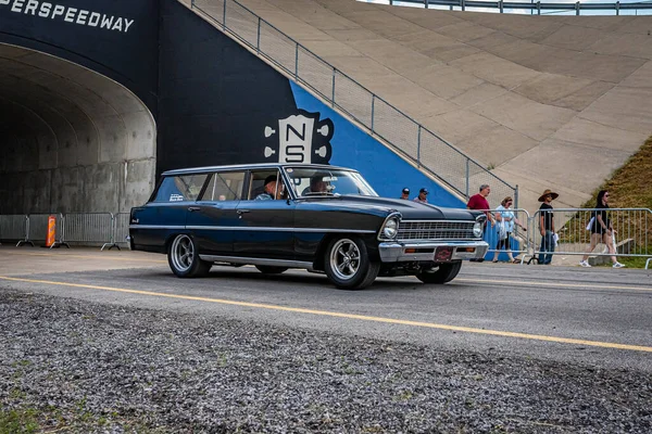 Libanon Mei 2022 Ruime Hoek Vooraanzicht Van Chevrolet Nova Station — Stockfoto