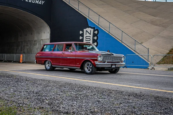 Lebanon May 2022 Wide Angle Front Corner View 1963 Chevrolet — 스톡 사진