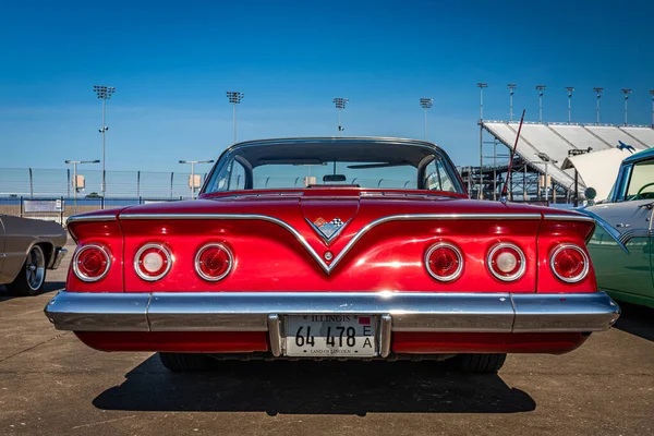 Lebanon May 2022 Low Perspective Rear View 1961 Chevrolet Impala —  Fotos de Stock