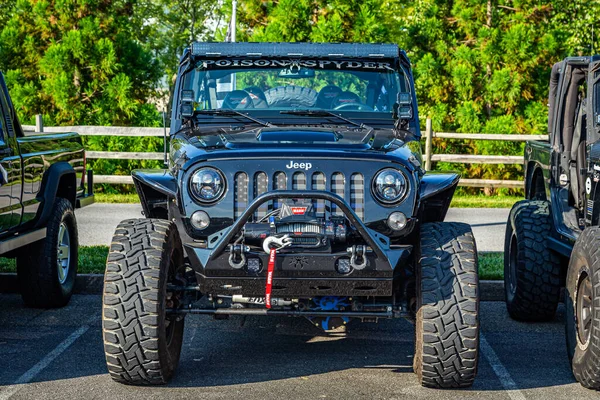 Pigeon Forge August 2017 Modified Road Jeep Wrangler Sport Unlimited — Stockfoto