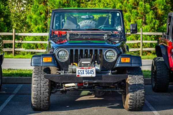 Pigeon Forge August 2017 Modified Road Jeep Wrangler Soft Top — Stock Fotó