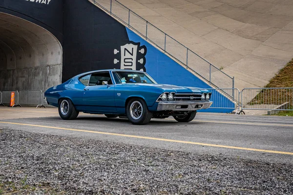 Lebanon May 2022 Wide Angle Front Corner View 1969 Chevrolet — ストック写真