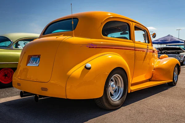 Lebanon May 2022 Low Perspective Back Corner View 1939 Chevrolet — Zdjęcie stockowe