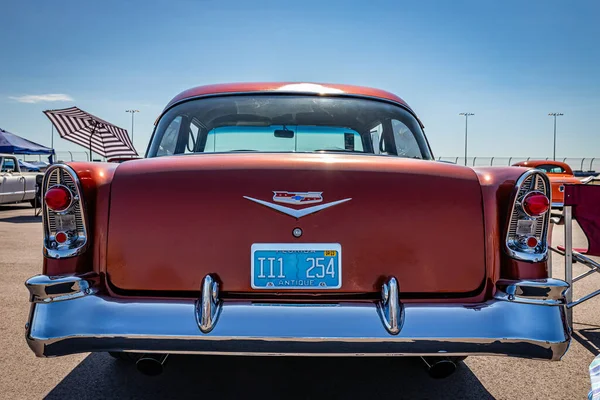 Lebanon May 2022 Low Perspective Rear View 1956 Chevrolet 210 — 스톡 사진