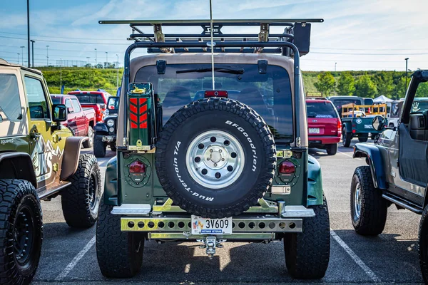 Pigeon Forge August 2017 Modified Road Jeep Wrangler Soft Top — Stockfoto