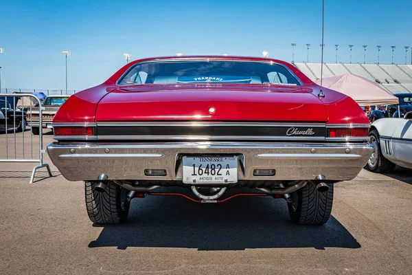 Lebanon May 2022 Low Perspective Rear View 1968 Chevrolet Chevelle — Stock Photo, Image