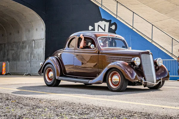 Lebanon May 2022 Wide Angle Front Corner View 1935 Ford — Stock Fotó