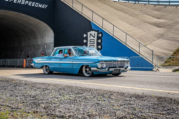 Lebanon May 2022 Wide Angle Front Corner View 1961 Chevrolet — Stockfoto