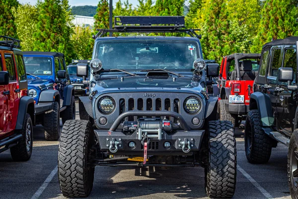 Pigeon Forge August 2017 Modified Road Jeep Wrangler Rubicon Unlimited — Stock fotografie