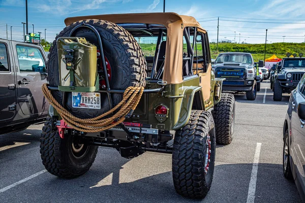 Pigeon Forge August 2017 Modified Road Jeep Local Enthusiast Rally — Stock fotografie