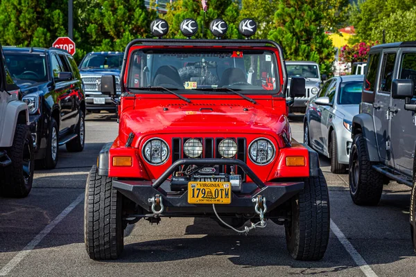 Pigeon Forge August 2017 Modified Jeep Wrangler Soft Top Local — Stockfoto