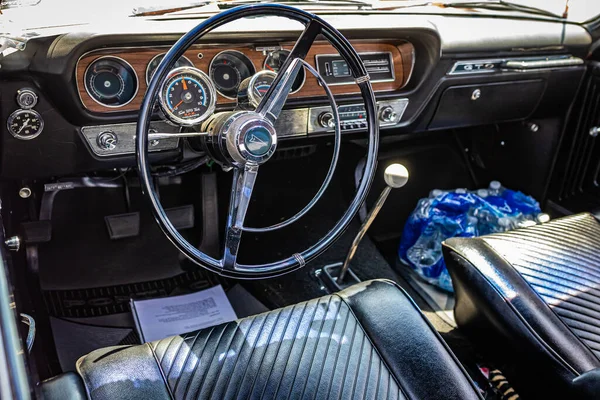 Lebanon May 2022 High Perspective Detail Interior View 1965 Pontiac — 스톡 사진