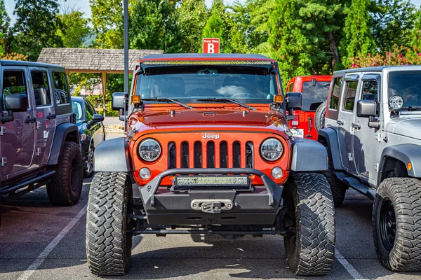 Pigeon Forge August 2017 Modified Jeep Wrangler Rubicon Unlimited Soft — Stockfoto