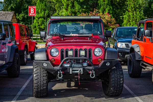 Pigeon Forge August 2017 Modified Jeep Wrangler Sport Soft Top — Stock fotografie