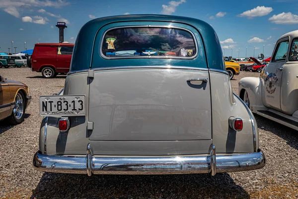 Lebanon May 2022 Low Perspective Rear View 1950 Chevrolet Sedan — 스톡 사진