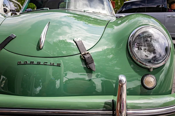 Highlands June 2022 Close Detail View 1953 Porsche 356 America — Stok Foto