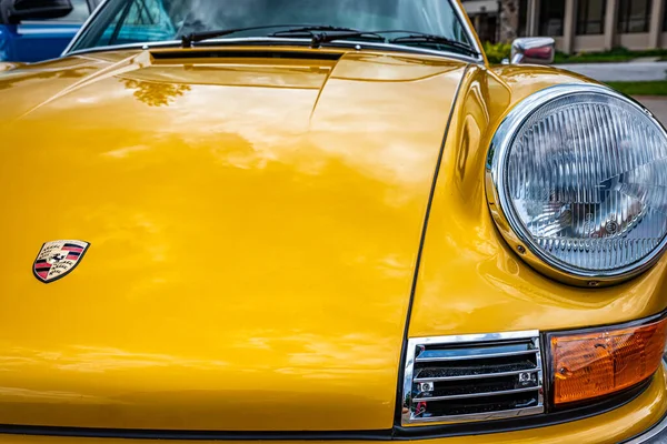 Highlands June 2022 Close Detail View 1973 Porsche 911 Targa — Fotografia de Stock