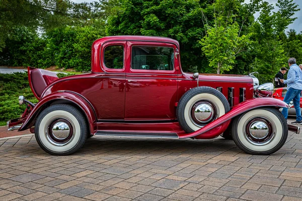 Highlands June 2022 Low Perspective Side View 1932 Chevrolet Rumble — Stock Photo, Image