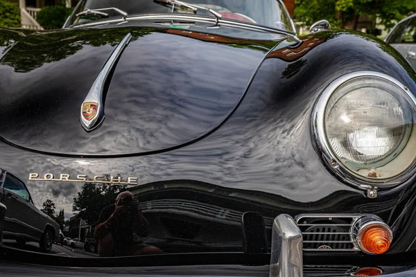 Highlands June 2022 Close Detail View 1958 Porsche 356A Speedster — Foto de Stock