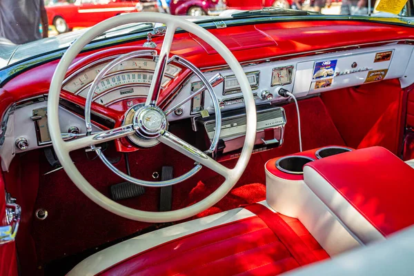 Falcon Heights June 2022 Close Detail Interior View 1956 Mercury — 스톡 사진