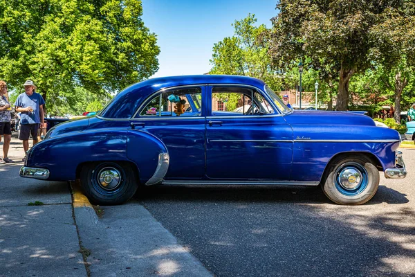 Falcon Heights June 2022 Low Perspective Side View 1950 Chevrolet — 스톡 사진