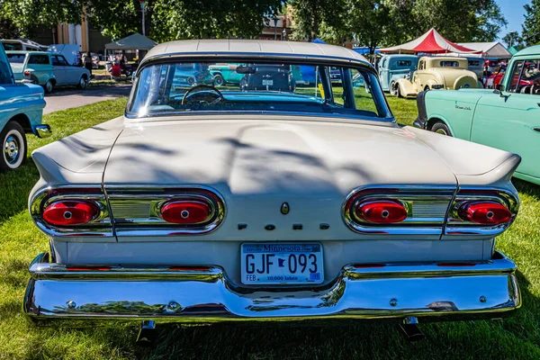 Falcon Heights 2022 Június Magas Kilátások Egy 1958 Ford Custom — Stock Fotó