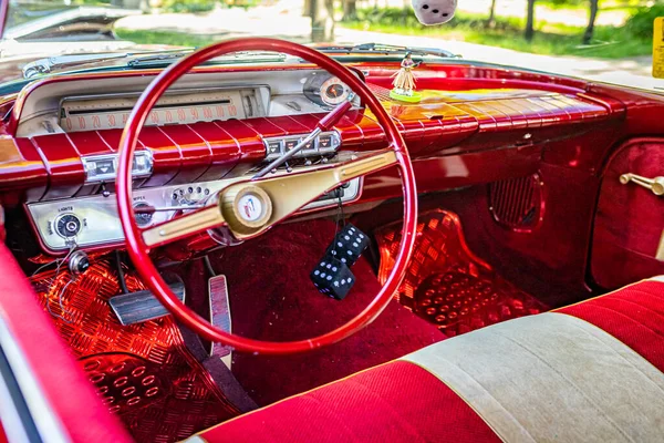 Falcon Heights June 2022 Close Detail Interior View 1960 Buick — Stock Photo, Image