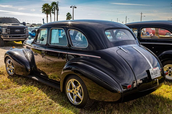 Daytona Beach 2018 November Hátsó Sarok Látkép Egy 1940 Pontiac — Stock Fotó