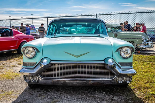 Daytona Beach November 2018 Front View 1957 Cadillac Series Hardtop — Stock Photo, Image