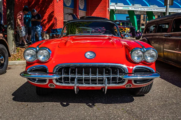 Falcon Heights June 2022 High View View 1959 Chevrolet Corvette — 스톡 사진