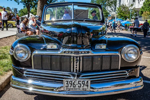 Falcon Heights Juni 2022 High Perspective Front View 1947 Mercury — Stockfoto