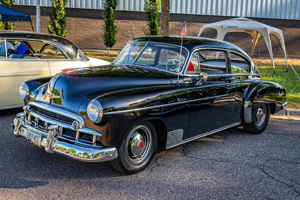Falcon Heights 2022 Június Egy 1949 Chevrolet Deluxe Coupe Magas — Stock Fotó