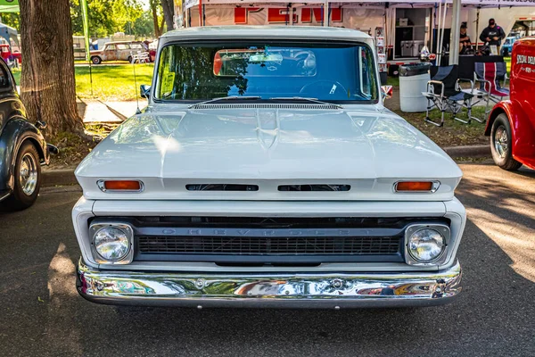 Falcon Heights June 2022 High Perspective Front View Chevrolet C10 — стоковое фото