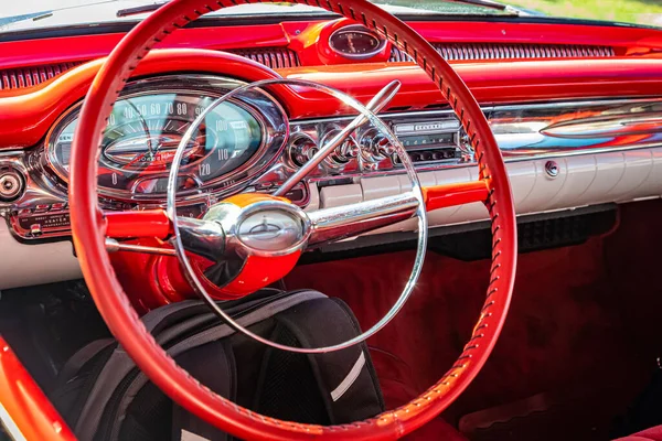 Daytona Beach Novembro 2018 Vista Interior Oldsmobile Golden Rocket Holiday — Fotografia de Stock